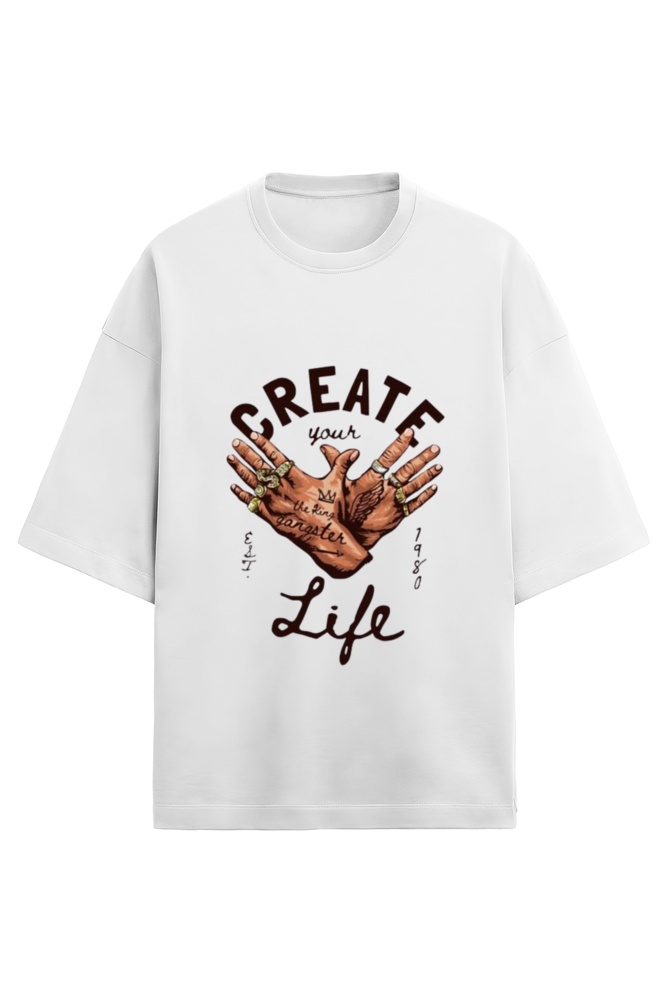 Scratchh Unisex Terry Oversized T-Shirt | 280 GSM | Premium Fit - SCRATCHH