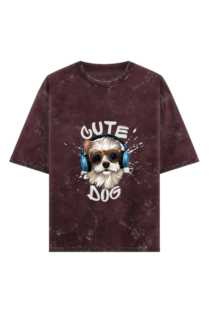 Scratchh Acid Wash Oversized T-Shirt | 240 GSM | Vintage Look - SCRATCHH