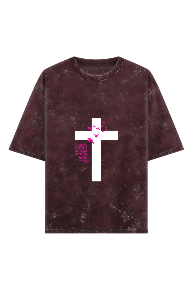 Scratchh Acid Wash Oversized T-Shirt | 240 GSM | Vintage Look - SCRATCHH