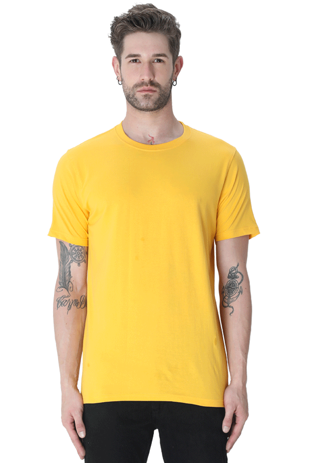 Scratchh Classic Crew Neck T-Shirt for Men | 180 GSM | Everyday Streetwear Fit - SCRATCHH