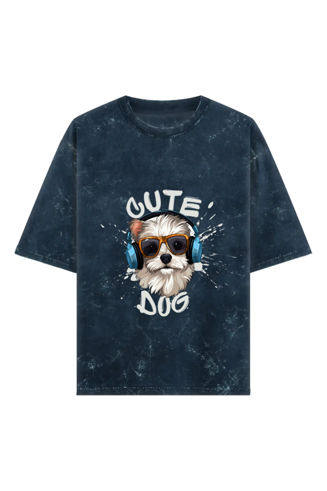 Scratchh Acid Wash Oversized T-Shirt | 240 GSM | Vintage Look - SCRATCHH