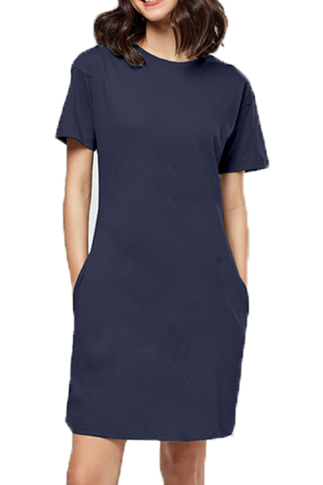 Scratchh Women's T-Shirt Dress | Oversized Fit | 180 GSM | Street-Style Comfort Wear - SCRATCHH