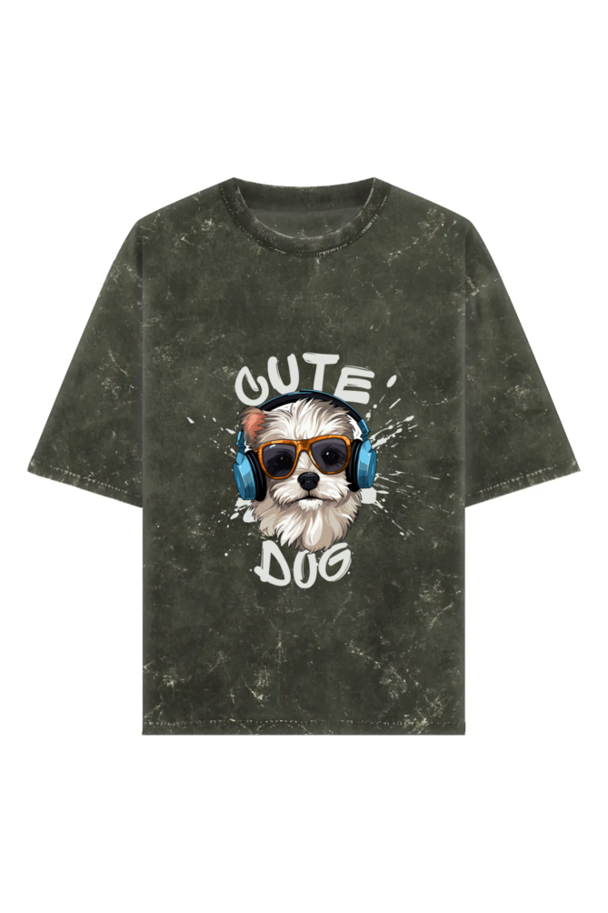 Scratchh Acid Wash Oversized T-Shirt | 240 GSM | Vintage Look - SCRATCHH