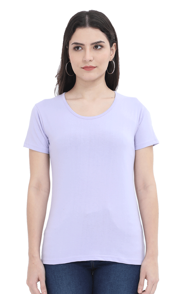 Scratchh Round Neck T-Shirt for Women | 180 GSM | Soft & Daily Comfort Fit - SCRATCHH