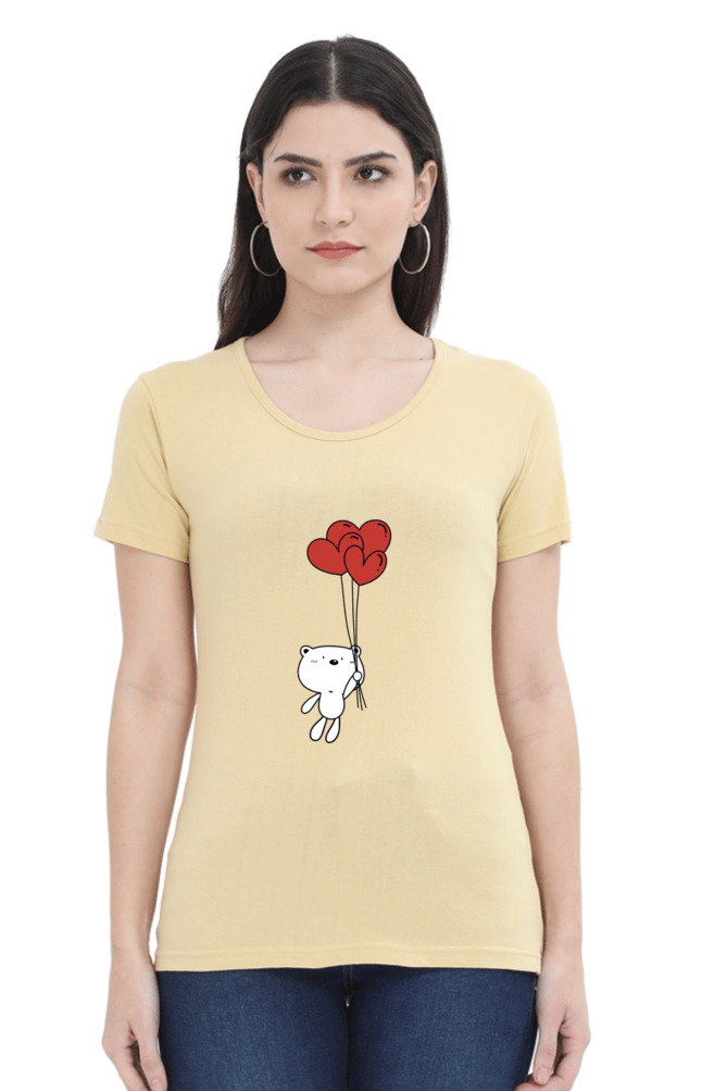Scratchh Round Neck T-Shirt for Women | 180 GSM | Soft & Daily Comfort Fit - SCRATCHH