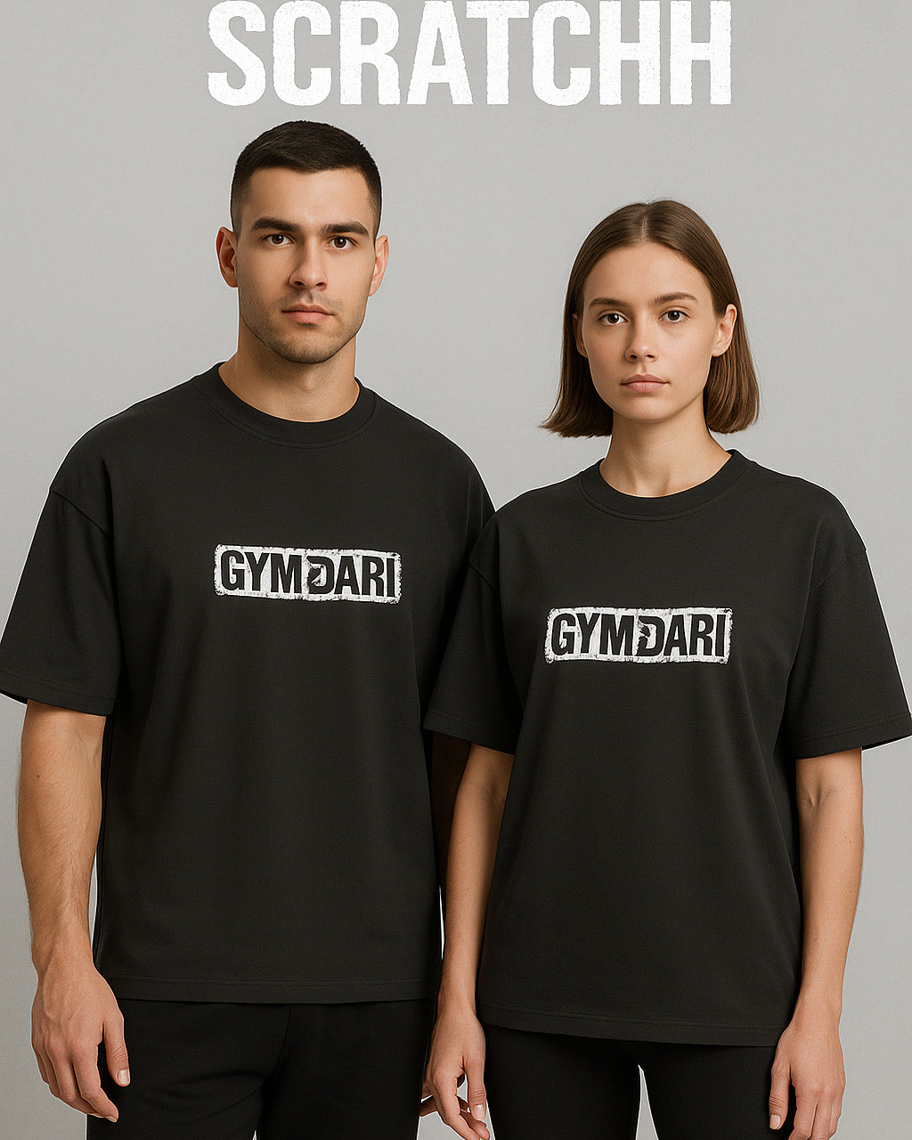 Scratchh Unisex Terry Oversized T-Shirt | 280 GSM | Premium Fit