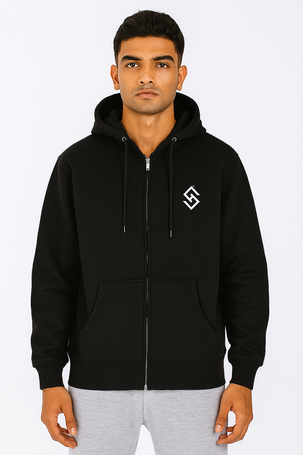 SCRATCHH Premium  Zip Hoodie | Oversized Fit | Minimal Streetwear Drop