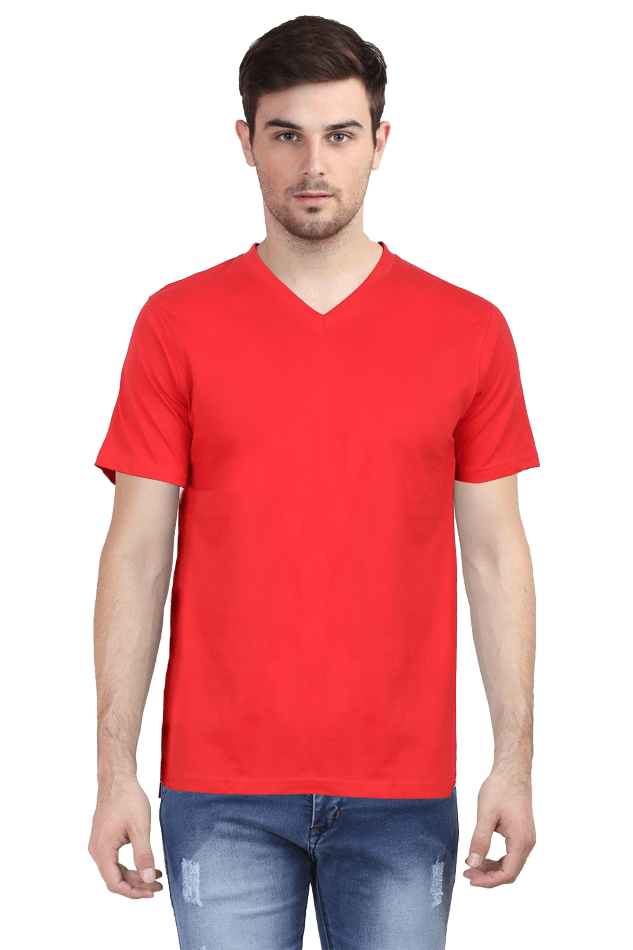 Scratchh V-Neck T-Shirt for Men | 180 GSM | Classic Fit - SCRATCHH 
