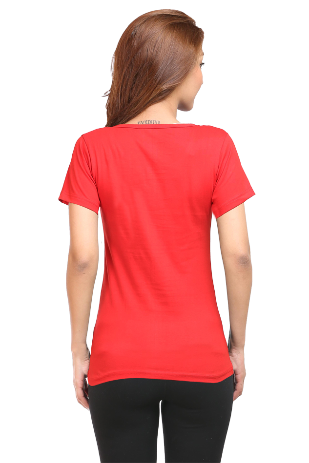 Scratchh Round Neck T-Shirt for Women | 180 GSM | Soft & Daily Comfort Fit - SCRATCHH 