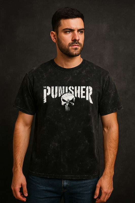 Scratchh Acid Wash Oversized T-Shirt | 240 GSM | Vintage Look