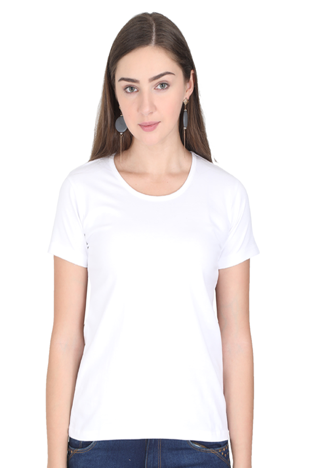 Scratchh Round Neck T-Shirt for Women | 180 GSM | Soft & Daily Comfort Fit - SCRATCHH 