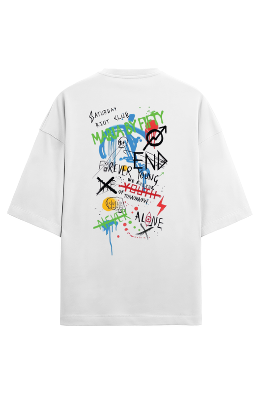 Scratchh Unisex Terry Oversized T-Shirt | 280 GSM | Premium Fit - SCRATCHH 