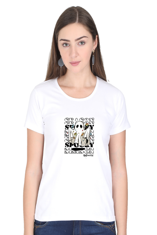 Scratchh Round Neck T-Shirt for Women | 180 GSM | Soft & Daily Comfort Fit - SCRATCHH 