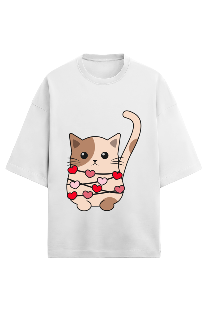 Scratchh Terry Oversized T-Shirt for Women | 280 GSM | Bold & Comfy Streetwear Fit - SCRATCHH 