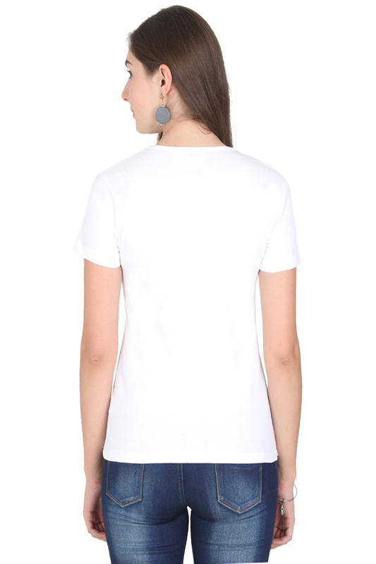 Scratchh Crew Neck T-Shirt for Women | 180 GSM | Soft & Versatile Daily Fit - SCRATCHH 