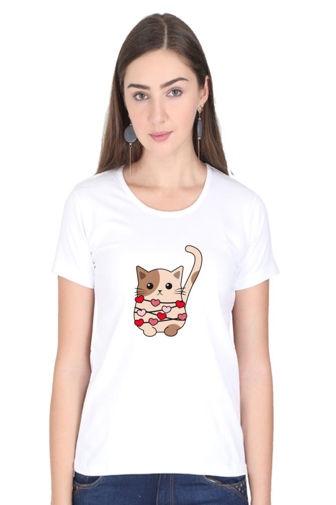 Scratchh Round Neck T-Shirt for Women | 180 GSM | Soft & Daily Comfort Fit - SCRATCHH 