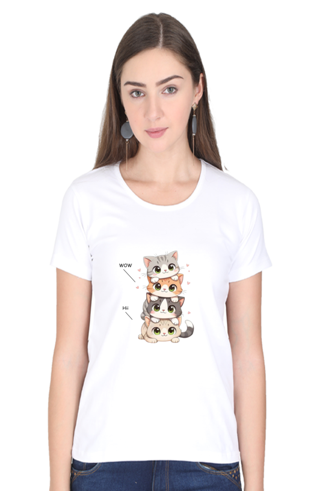 Scratchh Crew Neck T-Shirt for Women | 180 GSM | Soft & Versatile Daily Fit - SCRATCHH 
