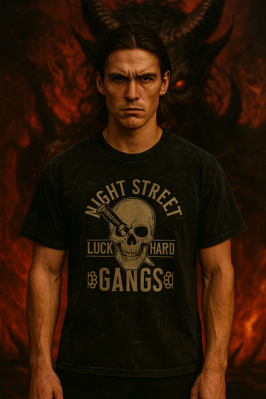 Scratchh Acid Wash Oversized T-Shirt | 240 GSM | Vintage Look