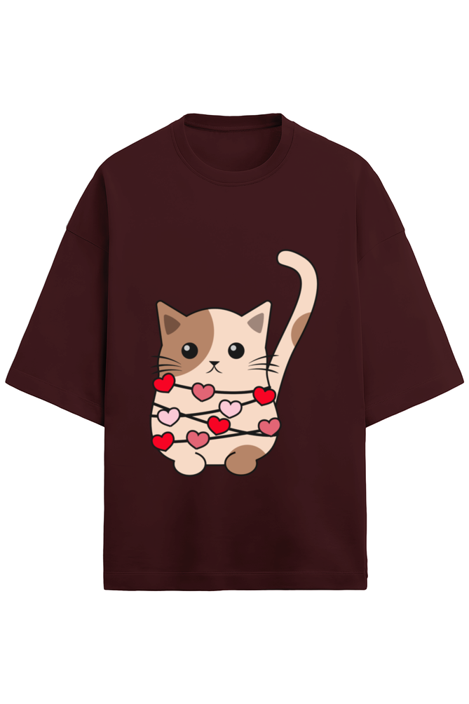 Scratchh Terry Oversized T-Shirt for Women | 280 GSM | Bold & Comfy Streetwear Fit - SCRATCHH 