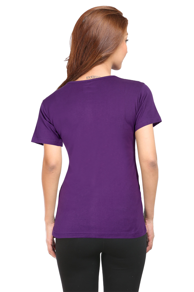 Scratchh Round Neck T-Shirt for Women | 180 GSM | Soft & Daily Comfort Fit - SCRATCHH 