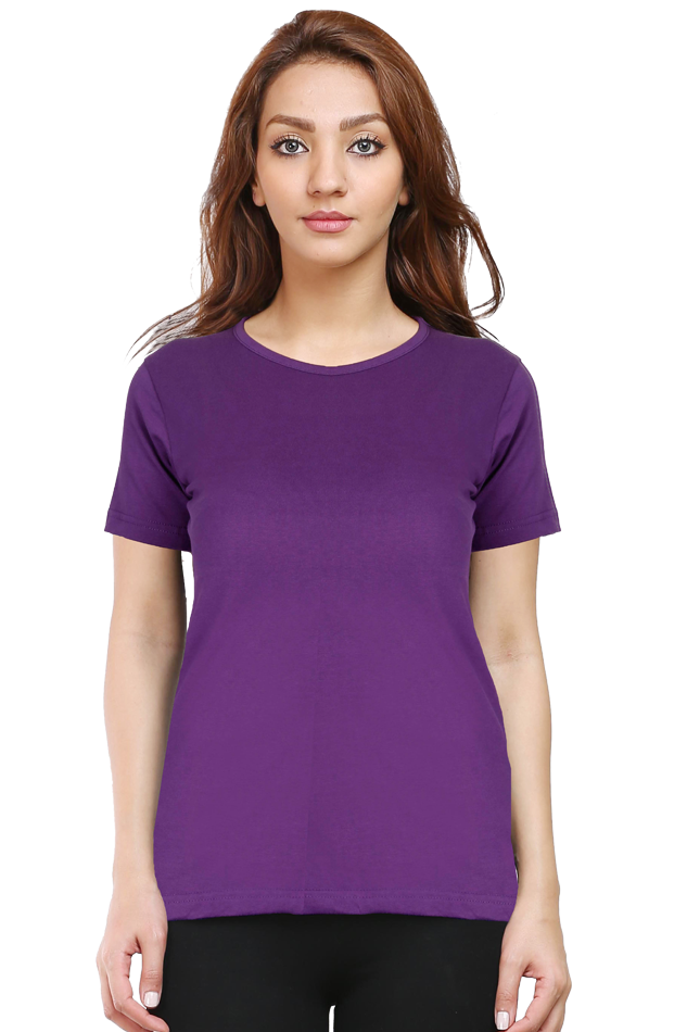 Scratchh Round Neck T-Shirt for Women | 180 GSM | Soft & Daily Comfort Fit - SCRATCHH 