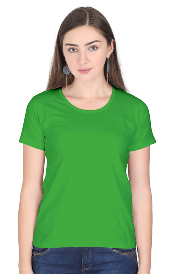 Scratchh Round Neck T-Shirt for Women | 180 GSM | Soft & Daily Comfort Fit - SCRATCHH 