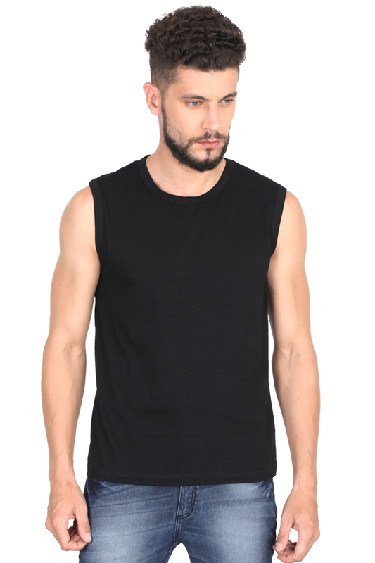 Scratchh Sleeveless T-Shirt for Men | Gym & Casual | 180 GSM - SCRATCHH 