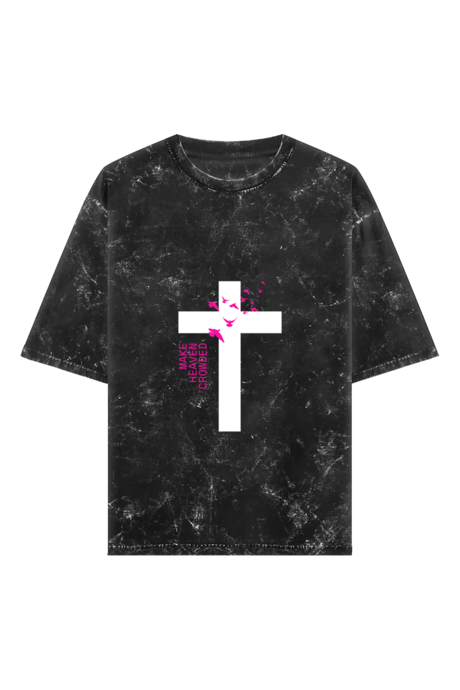 Scratchh Acid Wash Oversized T-Shirt | 240 GSM | Vintage Look - SCRATCHH 