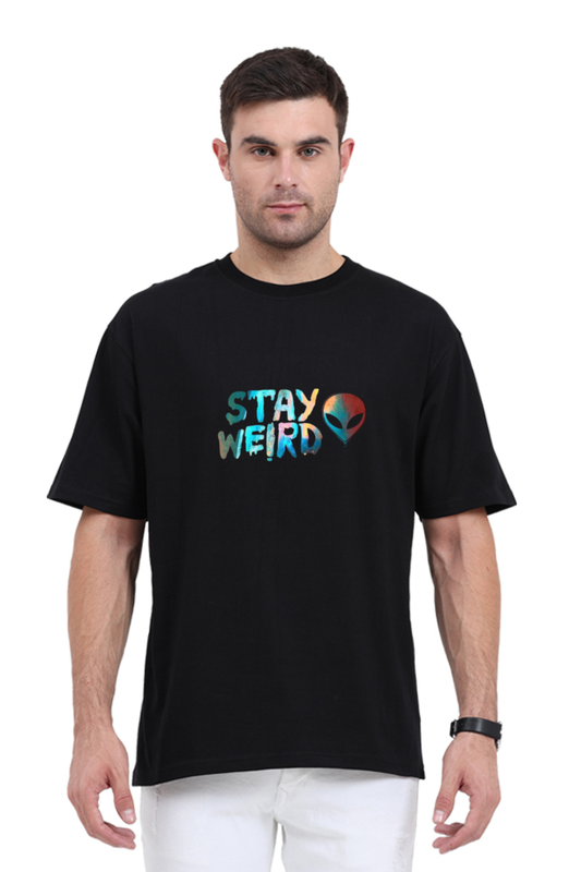 Scratchh Unisex Oversized Standard T-Shirt with Puff Print - SCRATCHH 