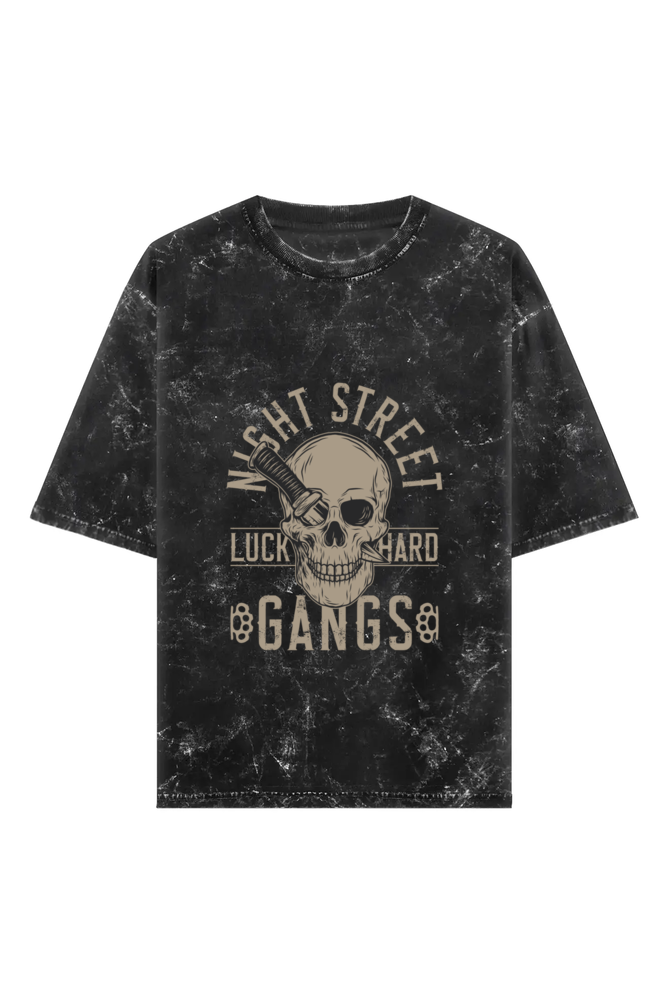 Scratchh Acid Wash Oversized T-Shirt | 240 GSM | Vintage Look - SCRATCHH 