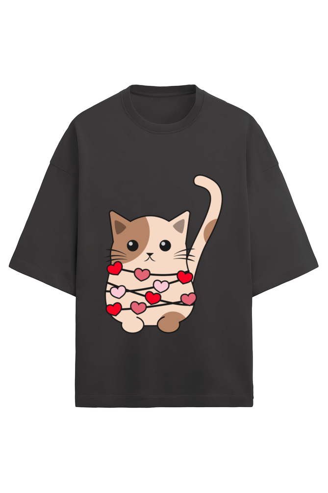 Scratchh Terry Oversized T-Shirt for Women | 280 GSM | Bold & Comfy Streetwear Fit - SCRATCHH 
