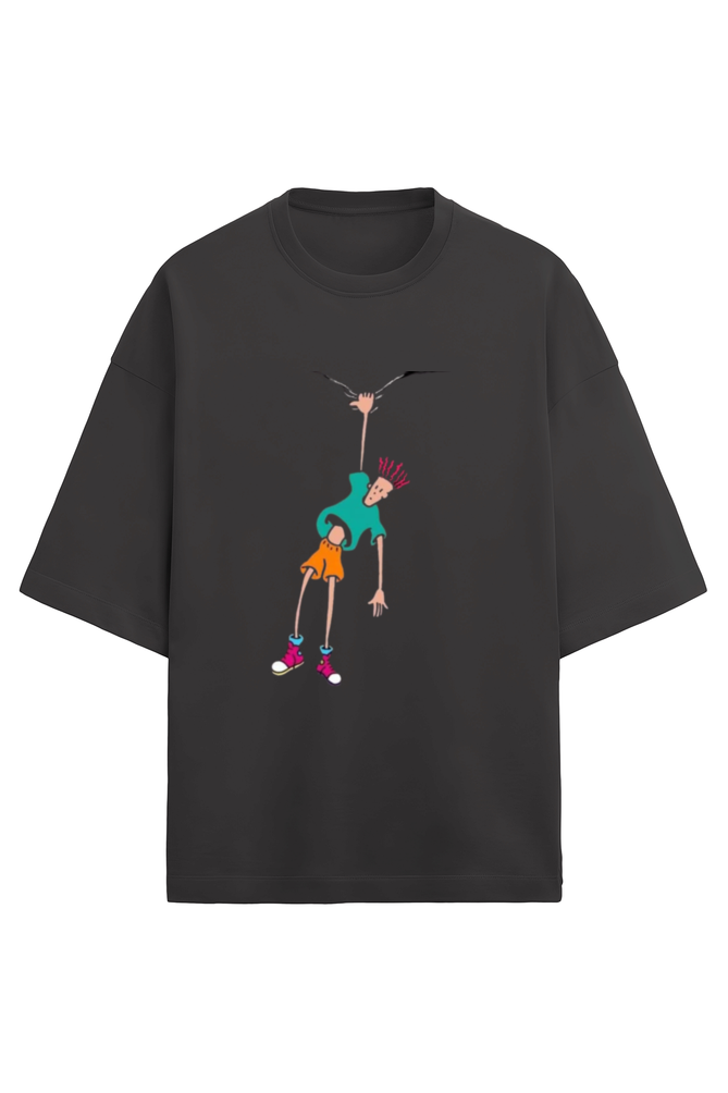 Scratchh Unisex Terry Oversized T-Shirt | 280 GSM | Premium Fit - SCRATCHH 