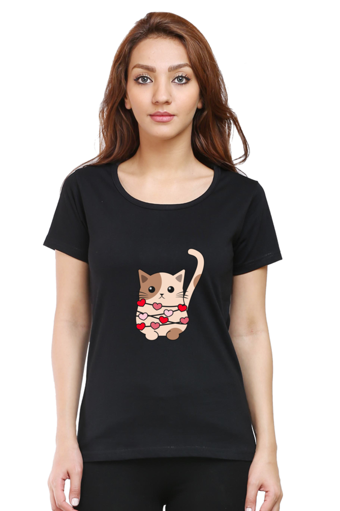 Scratchh Round Neck T-Shirt for Women | 180 GSM | Soft & Daily Comfort Fit - SCRATCHH 