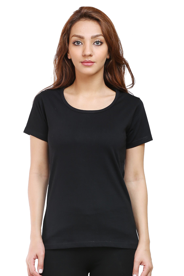 Scratchh Round Neck T-Shirt for Women | 180 GSM | Soft & Daily Comfort Fit - SCRATCHH 