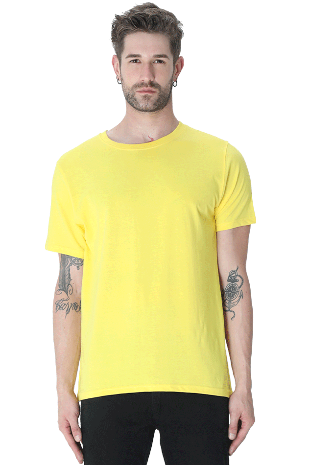 Scratchh Classic Crew Neck T-Shirt for Men | 180 GSM | Everyday Streetwear Fit - SCRATCHH 