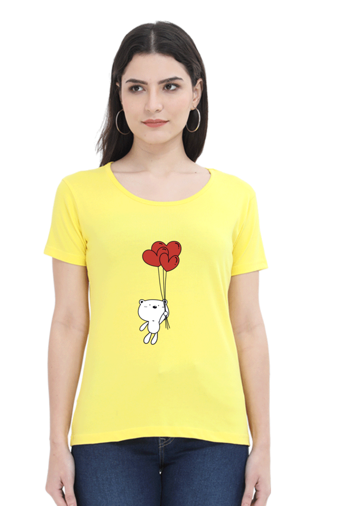 Scratchh Round Neck T-Shirt for Women | 180 GSM | Soft & Daily Comfort Fit - SCRATCHH 