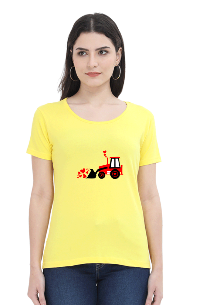 Scratchh Round Neck T-Shirt for Women | 180 GSM | Soft & Daily Comfort Fit - SCRATCHH 