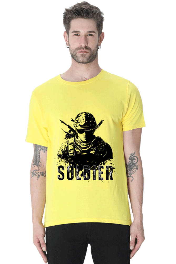 Scratchh Round Neck T-Shirt for Men | 180 GSM | Daily Essential Fit - SCRATCHH 