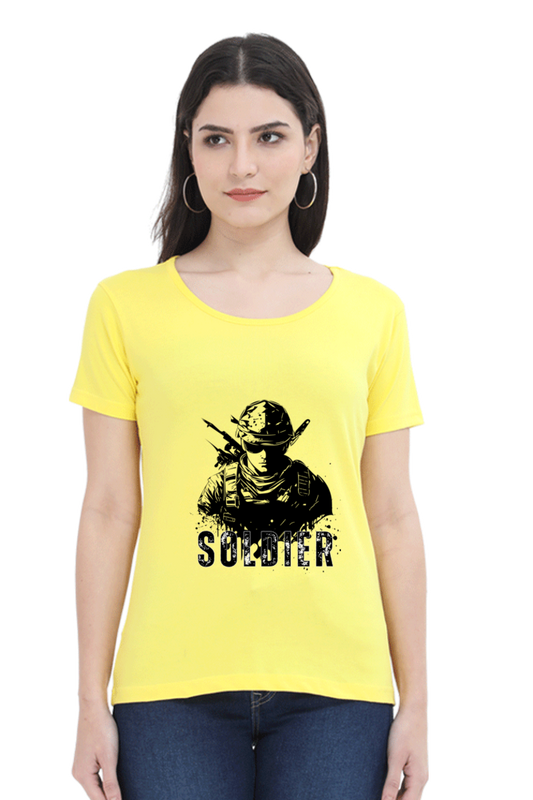 Scratchh Round Neck T-Shirt for Women | 180 GSM | Soft & Daily Comfort Fit - SCRATCHH 