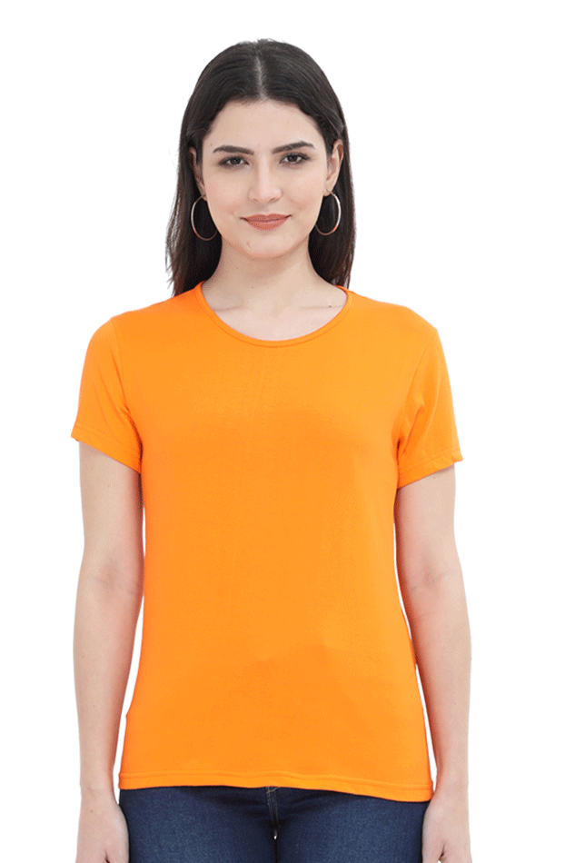 Scratchh Round Neck T-Shirt for Women | 180 GSM | Soft & Daily Comfort Fit - SCRATCHH 