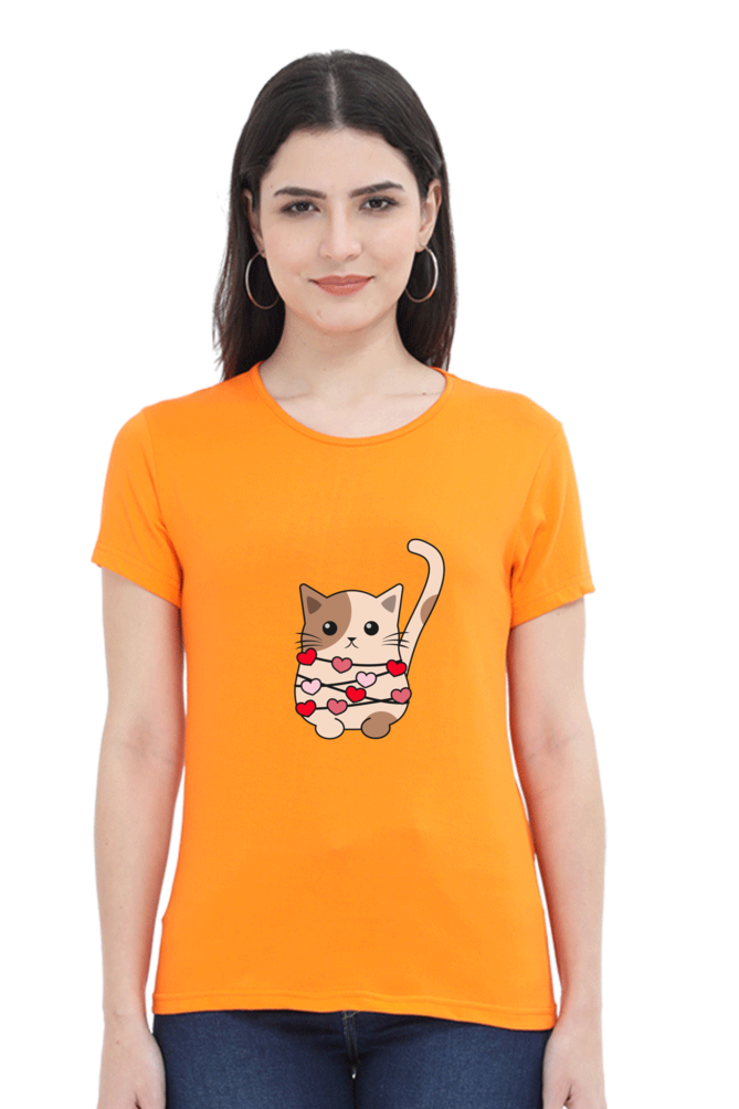 Scratchh Round Neck T-Shirt for Women | 180 GSM | Soft & Daily Comfort Fit - SCRATCHH 