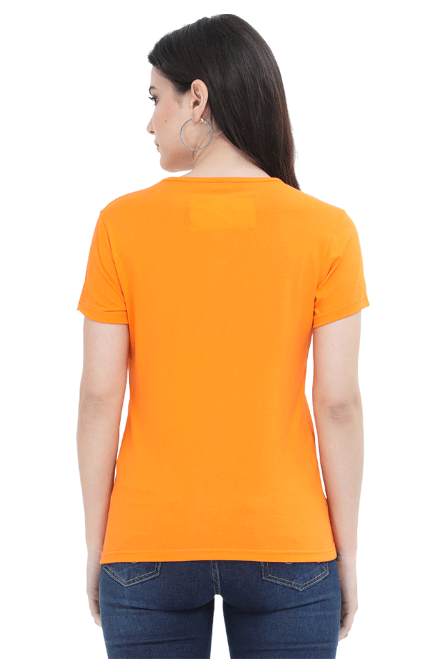Scratchh Round Neck T-Shirt for Women | 180 GSM | Soft & Daily Comfort Fit - SCRATCHH 