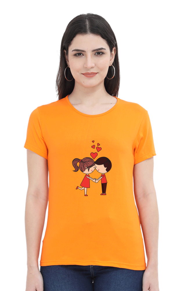 Scratchh Crew Neck T-Shirt for Women | 180 GSM | Soft & Versatile Daily Fit - SCRATCHH 
