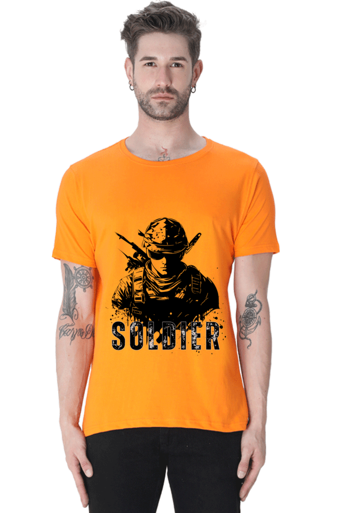 Scratchh Round Neck T-Shirt for Men | 180 GSM | Daily Essential Fit - SCRATCHH 