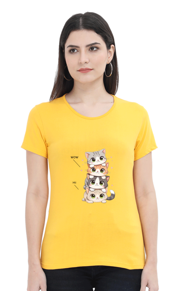 Scratchh Crew Neck T-Shirt for Women | 180 GSM | Soft & Versatile Daily Fit - SCRATCHH 
