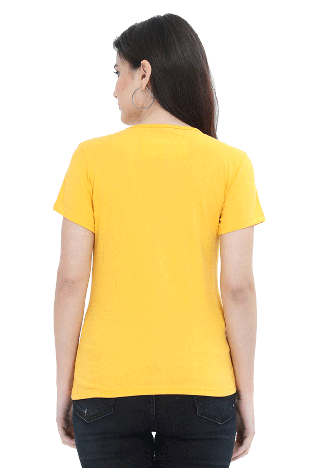 Scratchh Round Neck T-Shirt for Women | 180 GSM | Soft & Daily Comfort Fit - SCRATCHH 