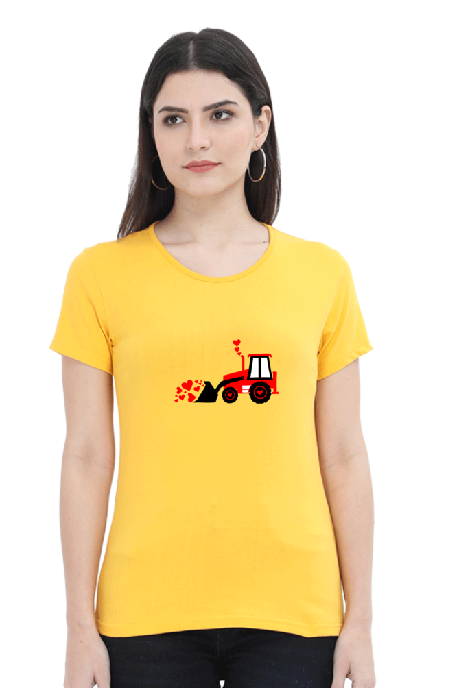 Scratchh Round Neck T-Shirt for Women | 180 GSM | Soft & Daily Comfort Fit - SCRATCHH 