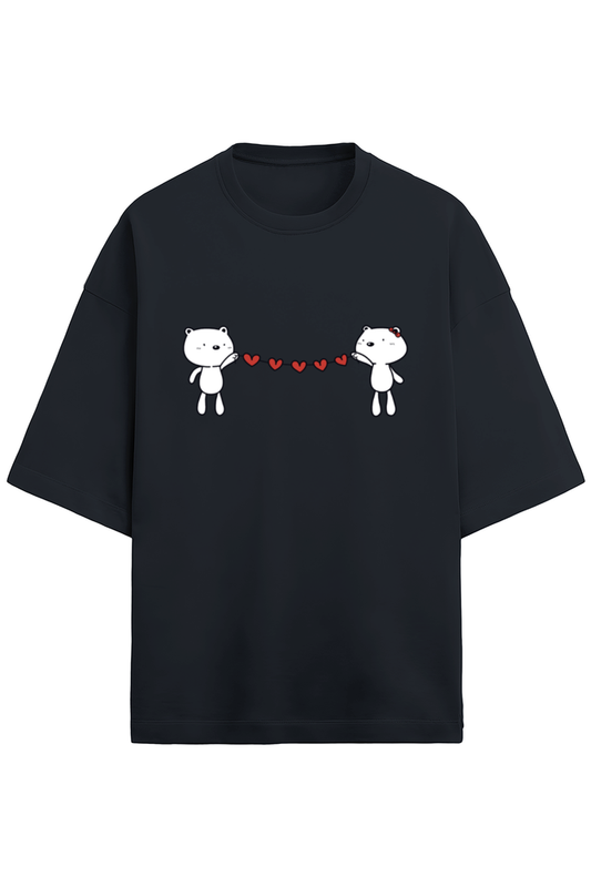 Scratchh Terry Oversized T-Shirt for Women | 280 GSM | Bold & Comfy Streetwear Fit - SCRATCHH 