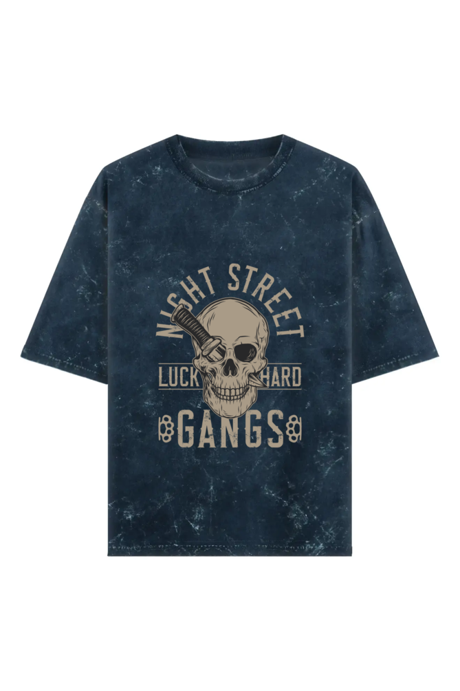 Scratchh Acid Wash Oversized T-Shirt | 240 GSM | Vintage Look - SCRATCHH 