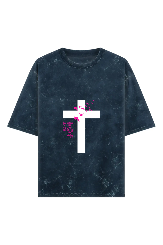 Scratchh Acid Wash Oversized T-Shirt | 240 GSM | Vintage Look - SCRATCHH 